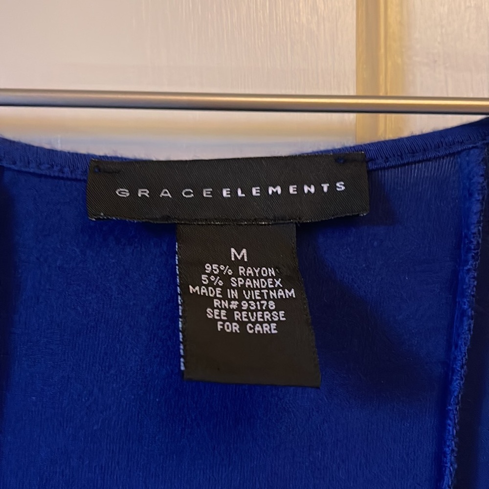 Grace Elements Blue Tee Shirt Dress - Picture 3 of 5